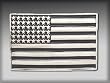 Silver Star "American Flag" Metal Belt Buckle
