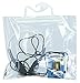 Monaco Hang-Up Portable Original Bag, 10 x 8-1/2 Inches, Clear, Pack of 10