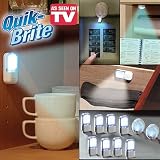 Quik Brite LED Lights- Set of 8 with Bonus Swivel Spots