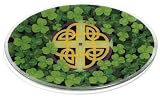 Peggy Karr 18-Inch Glass Celtic Knot Oval Platter