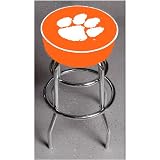 Clemson Tigers 25 Double-Ring Swivel Bar Stool with 4 Thick Seat