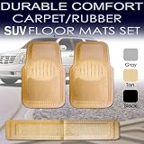 1998 1999 2000 2001 2002 2003 2004 2005 2006 2007 2008 GMC Yukon Floor Mats Set 