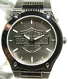5173z5y94mL. SL160  Harley Davidson® Bulova® Mens Watch. Silver patterned dial with raised H D® Logo. Luminous. All stainless steel. WR50m/165ft. 76A134