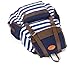 Rbenxia Canvas Stripe Backpack School Bag School College Bag Unisex