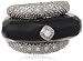 Miriam Salat Black Resin and Cubic-Zirconia Imperial Ring