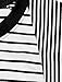 Allegra K Women Fall Winter Stripe Panel Batwing Top Loose T Shirts