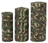 Camouflage Side Zipper Canvas Duffle Bags