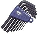 Draper 14125 Metric Hexagon Key Set 8Pc