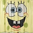 SpongeBob SquarePants Face Vinyl Shower Curtain