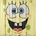 SpongeBob SquarePants Face Vinyl Shower Curtain