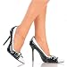 Pleaser Shoes Women's MILAN-09 4 1/2 Pointed-Toe Spectator Pump