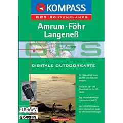 Amrum, F�hr, Langene�, 1 CD-ROM Digitale Outdoorkarte. F�r Windows 95/98/2000/NT/XP. Per Mouseklick Touren planen und Distanzen messen. Inkl. KOMPASSLexikon, dem informativen Guide f�r Ihre Unternehmungen
