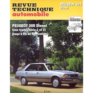 Revue technique automobile 734.1 : Peugeot 305 diesel tous mod�les