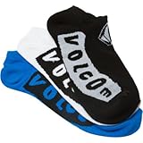 Volcom Ankle Sock - 3-Pack Assorted, One Size