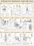 Strength Training Anatomy: Strength Training for the Legs Poster