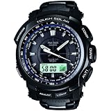 [カシオ]CASIO 腕時計 PROTREK プロトレック BLACK TITAN LIMITED TOUGH MVT タフソーラー 電波時計 MULTIBAND 6 PRW-5100YT-1JF メンズ