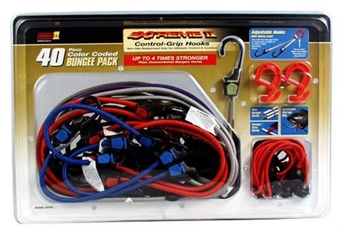 Allied 52372 40-Piece Extreme Bungee Pack