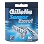 Gillette Sensor Excel for Men Refill Razor Blade Cartridges - 10 pack