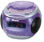 Memorex MC285101 Dual Alarm AM/FM/CD Clock Radio (Translucent Purple)