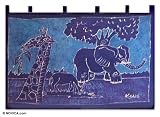 Review Novica  / Batik wall hanging, 'Roaming Free'