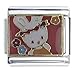 Jewelry : Animal Springtime Bunny Italian Charms Bracelet Link