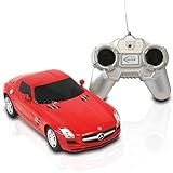 Ferngesteuertes Auto Modellauto Modellfahrzeug mit Fernsteuerung Mercedes Benz SLS AMG RC 1:24 - Rot