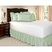 Twin Seafoam Ruffled Bed Skirt with 18" Drop