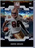 2009 Donruss Elite Football Card # 84 Isaac Bruce San Francisco 49ers Mint Condition - Shipped In Protective ScrewDown Display Case!!