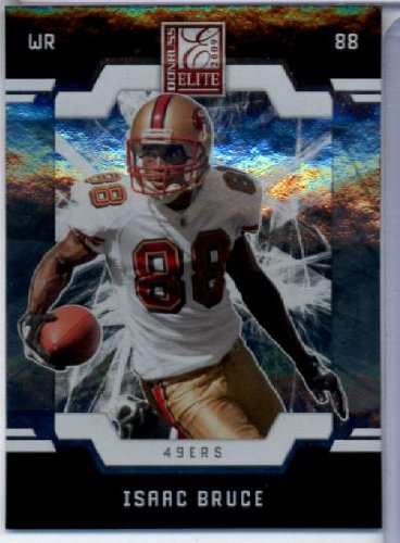 2009 Donruss Elite Football Card # 84 Isaac Bruce San Francisco 49ers Mint Condition - Shipped In Protective ScrewDown Display Case!!