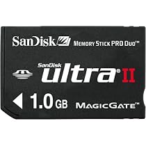 SanDisk 1 GB Ultra II Memory Stick PRO Duo