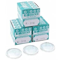 30 Plastic Watch Crystals Watchmakers Dome Parts 31.8mm