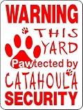 CATAHOULA ALUMINUM DOG SIGN 3255