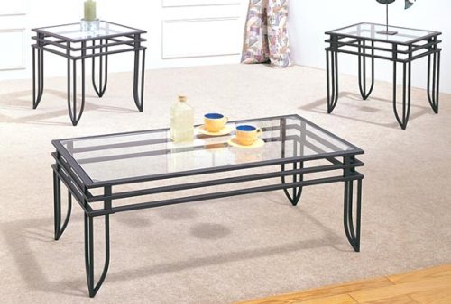 BEAUTIFUL 3PC MATRIX 8MM TABLE SET