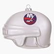 New York Islanders 3" Collegiate Glass Football Helmet Holiday Ornament - NHL Hockey