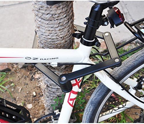 JFL Ao Ku Cycling Bike Bicycle Motorbike Anti-theft Brake Rotor Wheel Lock Security Lock Folding Chain Black