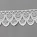 Yontree Floral Venise Lace Applique Bridal Wedding Applique White 3 yards