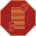 Stainmaster® Horizon Rug - Persimmon (7'7" Octagon)