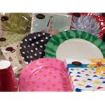 Caspari Mix N Match Plates and Napkins 12 Assorted Packages