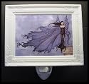 Cloak Of Stars Fairy Lithophane Night Light Art by Amy Brown Faery Decor Nightlight