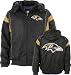 Baltimore Ravens Poly Oxford Full Zip Jacket - X-Large