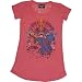 Search : Supergirl, Wonder Woman, & Batgirl - Girls Rule Pink Burnout Juniors Girly T-Shirt by Junk Food