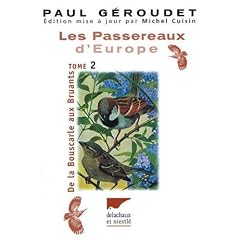 Les passereaux d'Europe, tome 2
