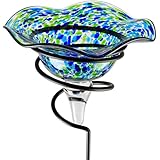 Butterfly Feeder Garden Stake - Ornamental Glass