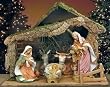 Fontanini 18" Religious Masterpiece Collection Wooden Nativity Stable #53700