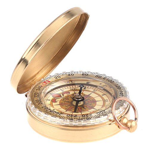 Classic Pocket Watch Style Bronzing Antique Camping Compass