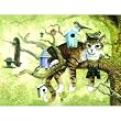 MINI Oscar the Birdwatcher 100pc 7x9 Inch Jigsaw Puzzle by Joy Campbell