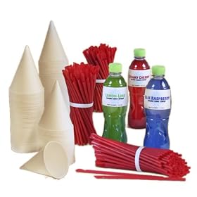 Nostalgia Electrics SFK-200 Snow Cone Cart Refill Kit
