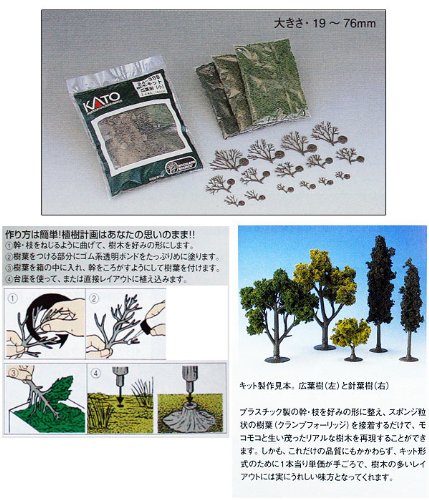 Nゲージ レイアウト用品 樹木キット 広葉樹 (小) 36本入 (TR1101) #24-306