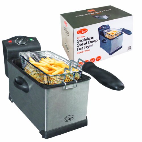Best Offer Quest Stainless Steel Deep Fat Fryer (3ltr) Best Fryers