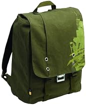 Caselogic SNBP-17 17-Inch Canvas Lifestyle Backpack (Green)